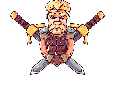 berserk adventure art berserk blond character character design illustration paladin sword viking warrior