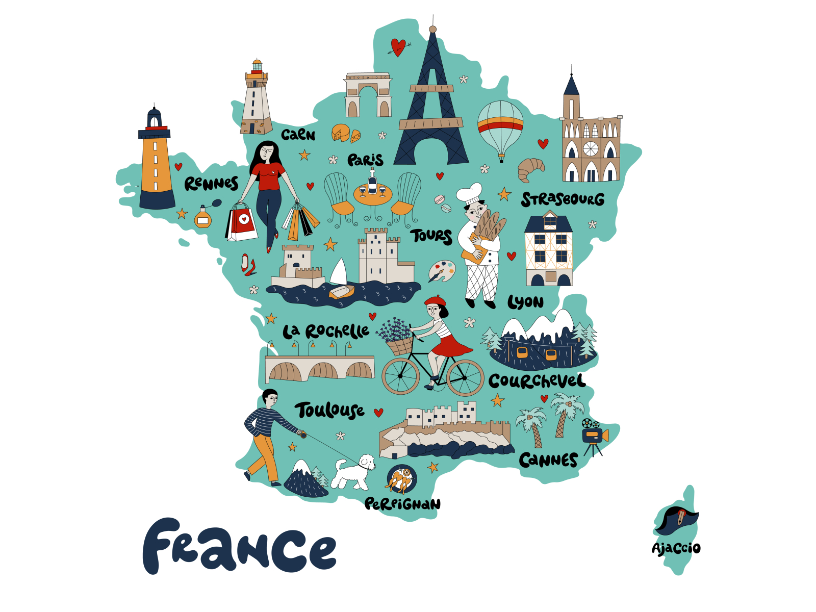 A Story Map of France