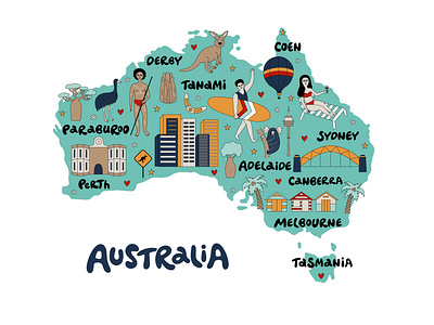 Map of Australia