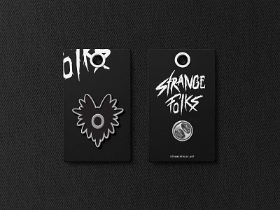 Strange Folks Pin Card