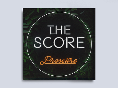 The Score | Album Cover album cover branding design typography