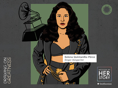 Selena Quintanilla - American Women's History Book art design digital art education history illustration illustrator portrait poster procreate women