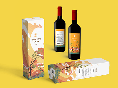 Cocoa wine bottle branding cacao cocoa de design graphic design packaging wine