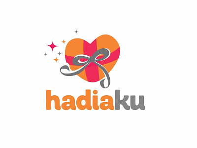 A Gift Business Logo - Hadiaku branding design gift logo graphic design illustration logo present logo vector