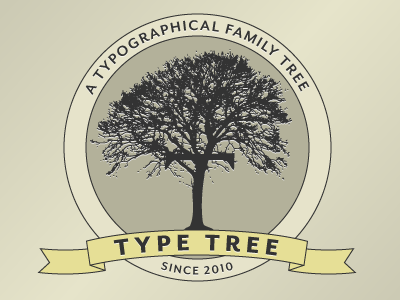 Logo logo tan typetree typography yellow