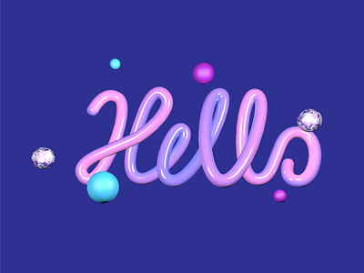 3D Type "HELLO"