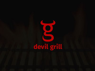 devil grill logo graphic design logo logo logo design