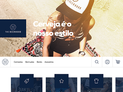 The Beerhood beer e commerce ecommerce magento magento 2 ux webdesign