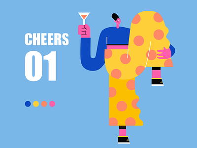 Cheers！ app design illustration ui web