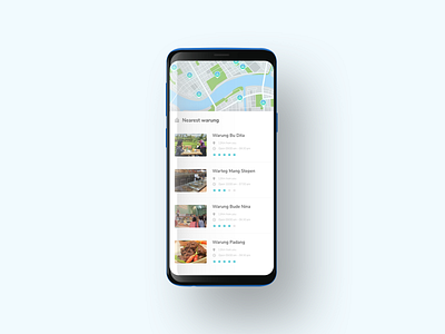 Warung mobileapp concept food app mobile app design ui design ux design