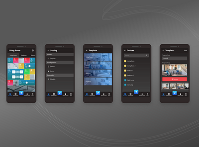 My Hawes redesign - dark theme app black dark mobile app ui design