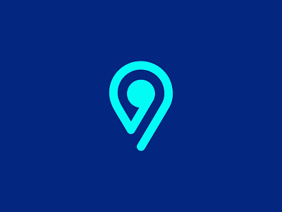 ear & location blue brand branding design ear ear logo graphic graphic design icon icon design icongraphy location location logo logo logodesign mobile vector