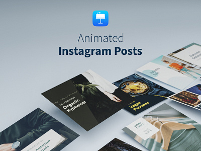 Animated Instagram Posts animations blender instagram instagram post keynote social media templates