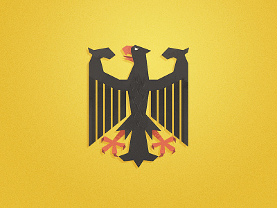German Eagle design deutschland eagle emblem germany illustration oneyearofdesign