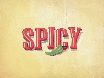 Spicy font hot illustrations jalapeno picante spicy texture typo