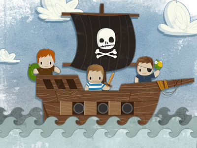 Koleo's adventure boat koleo pirats team