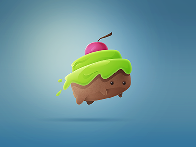 Jumping cake by David L. Wehmeyer on Dribbble