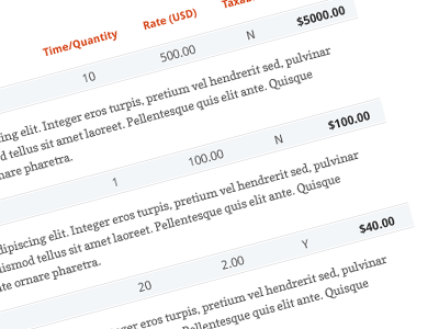 PancakeApp Invoice Design bill invoice price