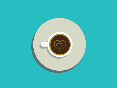 Coffee Love coffee design icon illustration love