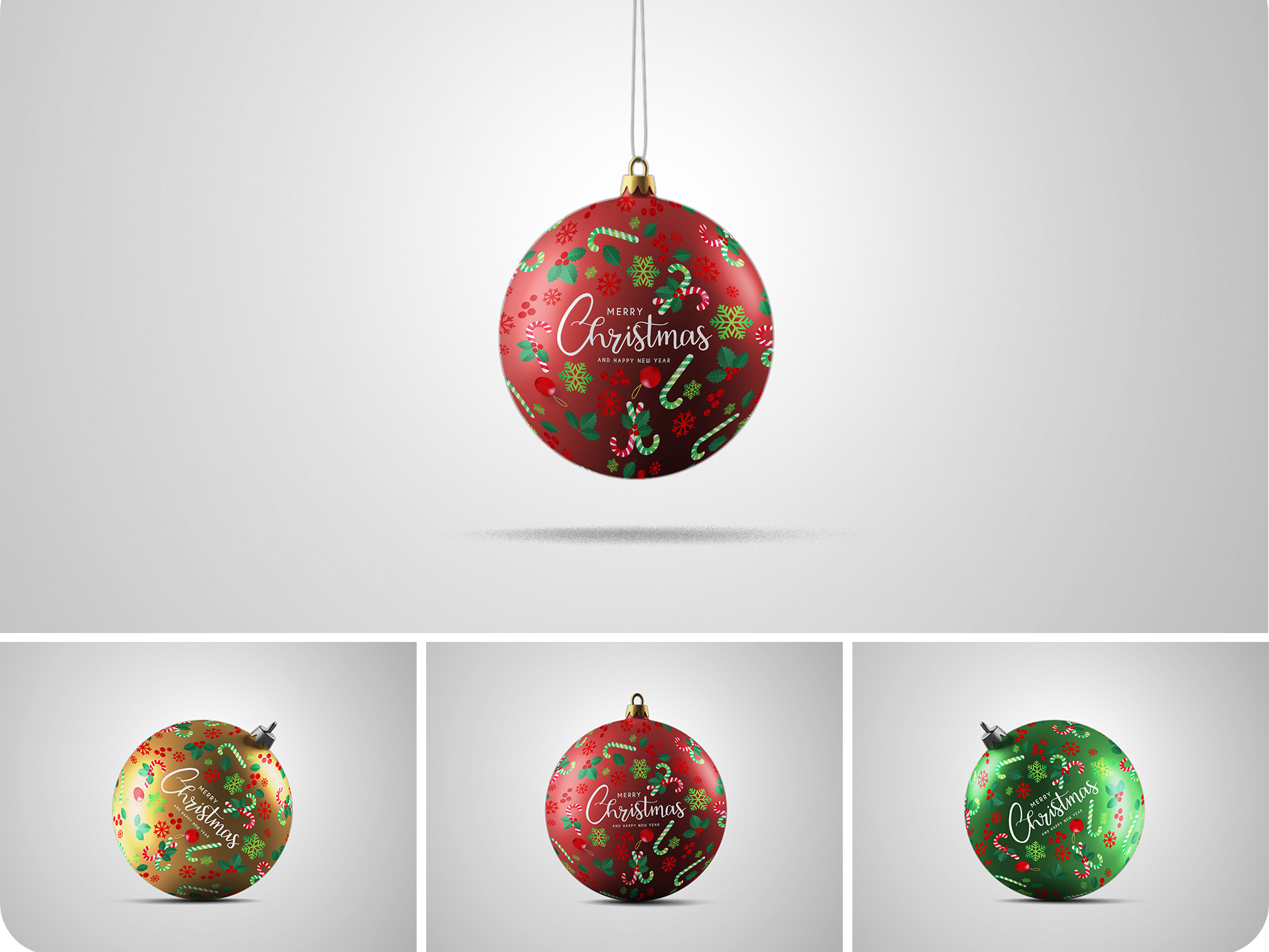 Download Mock Ups Of Christmas Balls By Anton Arabadzhi On Dribbble PSD Mockup Templates