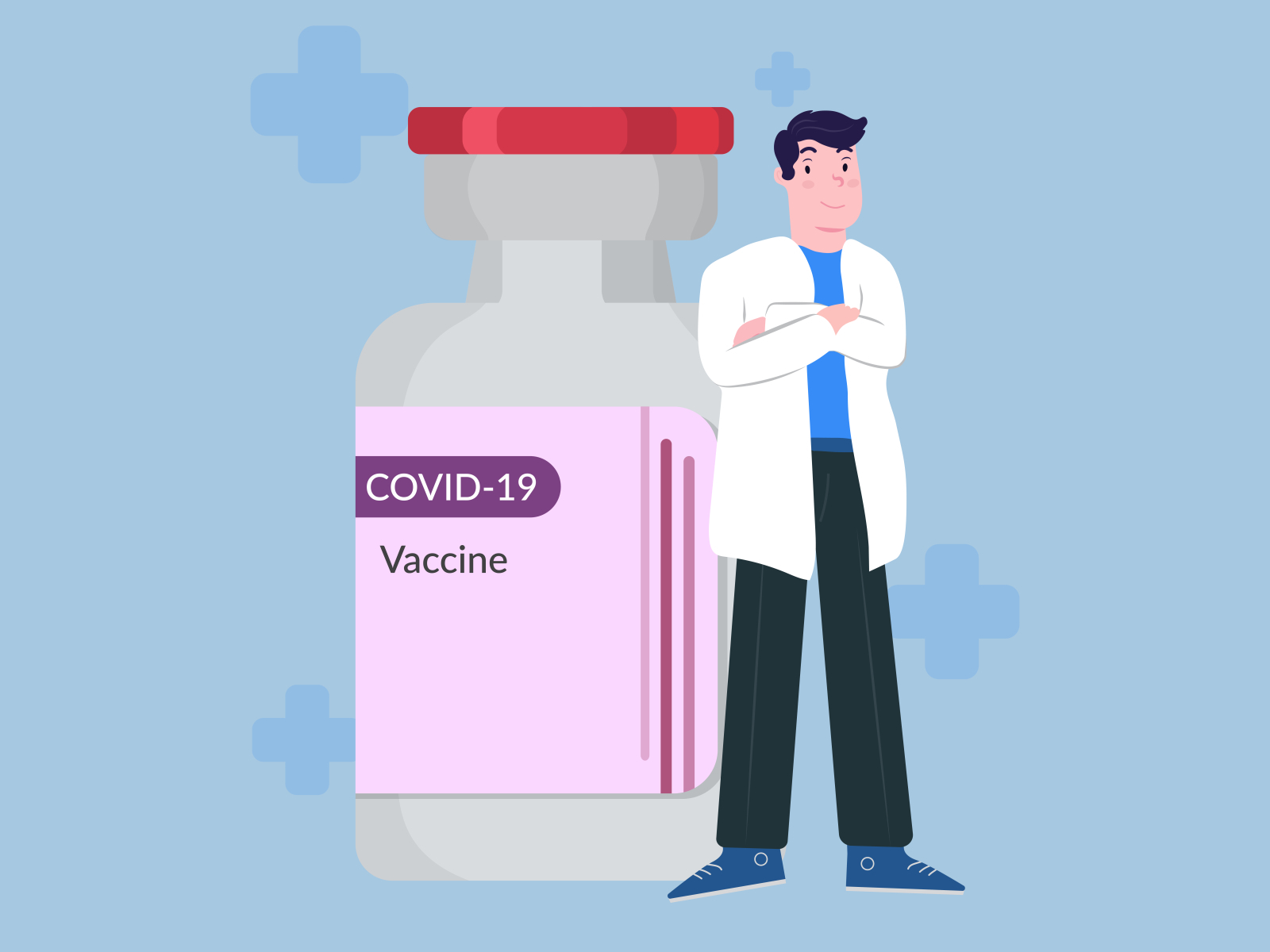 Vaccine Vial Illustration by Aziz Ariono Rahman on Dribbble