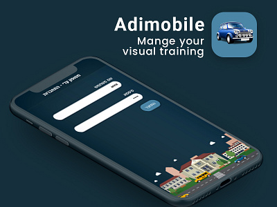 Adi Mobile android app app creative design driving school illustrator iphone app mobile app design student app ui design