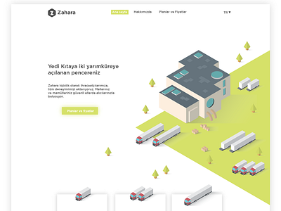 isometric website design