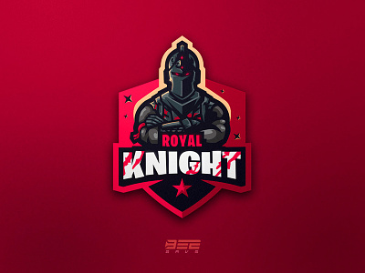 Royal Knight branding design esportlogo esports fortnite illustration logo vector