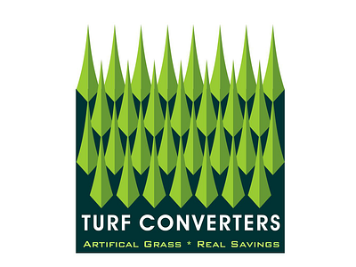 Turf branding design logo vector