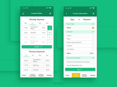 Online Payment App app uidesign ux design