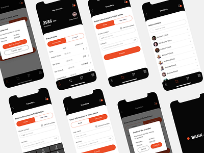 Mobile banking app bank bank app banking design mobile app mobile bank mobile ui ui