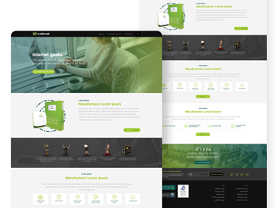 UI/UX Website Mobinnet design english page graphic design ui ux web design website