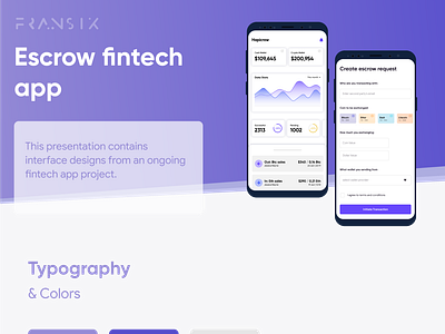 Escrow fintech app