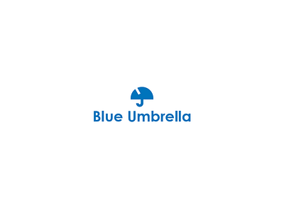 Blue Umbrella blue branding coding logo logodesign tech