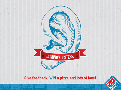 Dominos Feedback ad