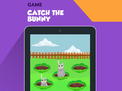 Catch the bunny bunny game kids photos toddler