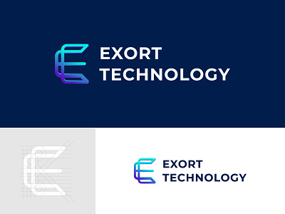 EXORT TECHNOLOGY | Logo brandingidentity design elogo et lettering etlogo logo logodesign tlogo