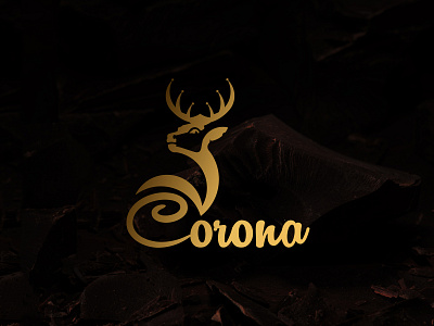 Logo Design branding branding identity chocolate crown crownlogo deer logo design logoconcept