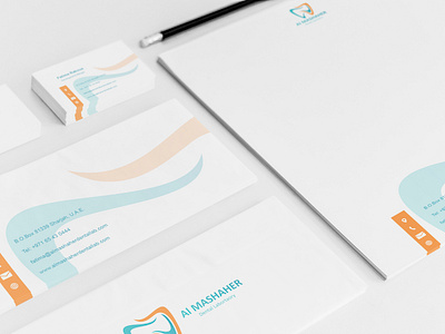 Stationery Design branding branding identity dentist dentist logo design