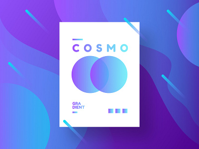 Cosmo Gradient Background astronaut branding cosmos design galaxy gradient icon illustration logo rocket space ui ux vector