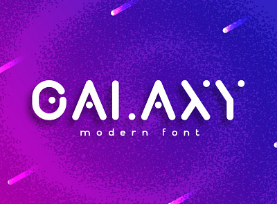 Galaxy Beed Rounded - Modern Font branding design facebook font font awesome font design font family fonts illustration instagram logo social media vector