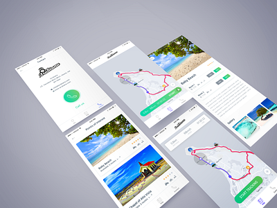 Mobile navigation app design