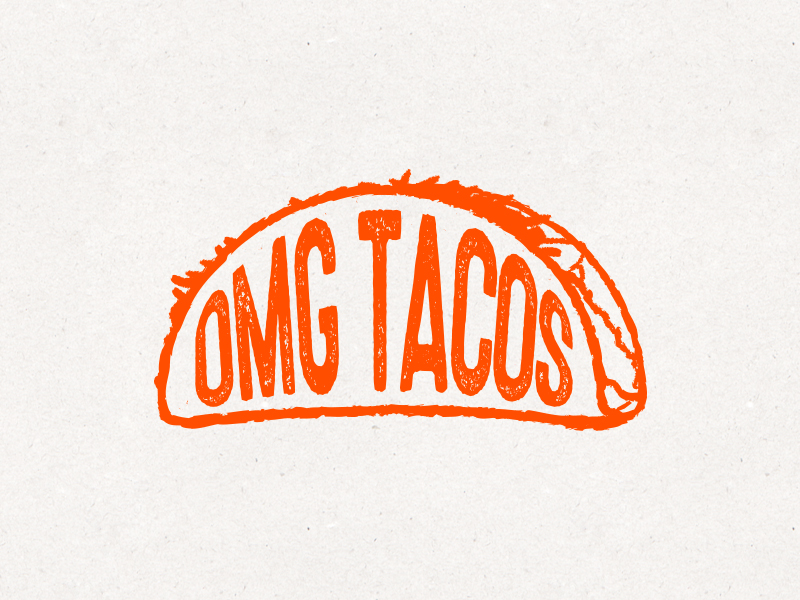 Friday Favorite: OMG Tacos by Emily Mills on Dribbble