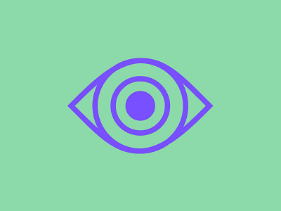 Eye eye eyeball icon line simple