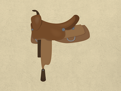 Saddle 1 equestrian friday favorites illustration saddle tack texas western