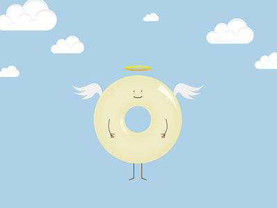 303030: Day 13 303030 angel cloud donut doughnut