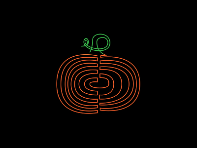 303030: Day 23 303030 continuous line halloween line pumpkin