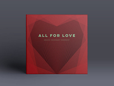 Final EP album album art cd cd cover church design cover geometric mirrored