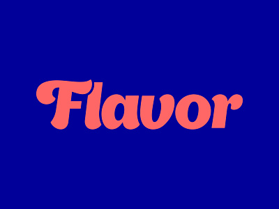 Flavor Logo business company logo company profile flavor graphic local business logo logo design logotype nashville small business sprinkles tennessee typography wordmark