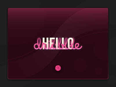 Hello Dribbble Fellows! Better late than never.